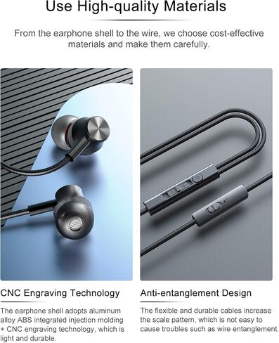 سماعة رأس USB C، سماعة أذن USB من النوع C مع ميكروفون معزول للضوضاء والتحكم في مستوى الصوت مع ستيريو ثقيل، متوافقة مع Samsung S20/S21/Note10 Huawei P30/Mate 30 Google Pixel in Saudi Arabia