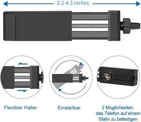 حامل ثلاثي للهاتف الخلوي، حامل ثلاثي القوائم قابل للتعديل مقاس 20 بوصة - 80 بوصة لحامل iPhone للكاميرات ذات رقبة معقوفة وجهاز تحكم عن بعد لتسجيل الفيديو/مدونات الفيديو/البث المباشر/التصوير الفوتوغرافي المتوافق مع معظم الهواتف المحمولة in Kuwait