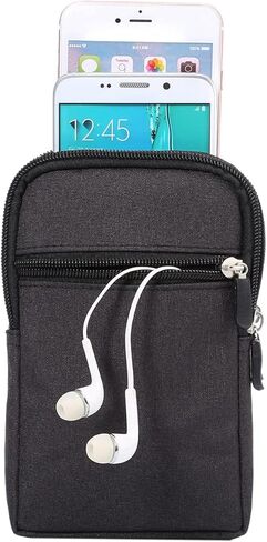 حقيبة مشبك حزام الهاتف الخليوي للرجال، حزمة خصر عمودية للرجال، 6.9 بوصة عالمية للمشي لمسافات طويلة والسفر حزام الخصر حامل حزام حلقة الحافظة للنساء والرجال حزام الهاتف المحمول محفظة حقيبة يد حقيبة حمل لهاتف iPhone 15 Pro Max in Kuwait