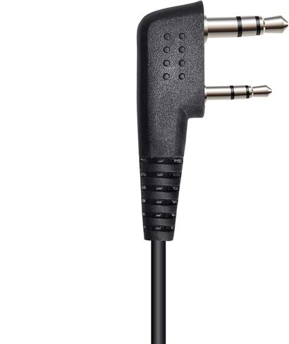 Retevis Security Covert Tube Two Way Radio Earpiece 2 Pin,Coil Tube,Compatible RT22 RT21 RT68 RT22S RT19 RT18 RT15 Baofeng UV-5R Walkie Talkie,Walkie Talkie Earpiece with Mic(1 Pack) in Saudi Arabia