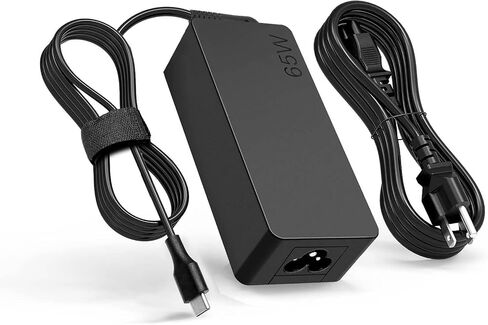 شاحن كمبيوتر محمول USB C لشاحن الكمبيوتر المحمول Lenovo Yoga/Thinkpad/Chromebook شاحن بديل لشاحن الكمبيوتر المحمول Lenovo 65 وات نوع C شاحن كمبيوتر USB C مزود طاقة in Saudi Arabia