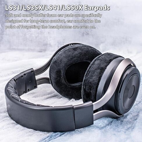 وسائد الأذن متوافقة مع سماعة الرأس LS31 LS41 LS35X LS50X مع وسادة أذن بديلة من إسفنج الميكروفون (شبكة مسامية) in Saudi Arabia