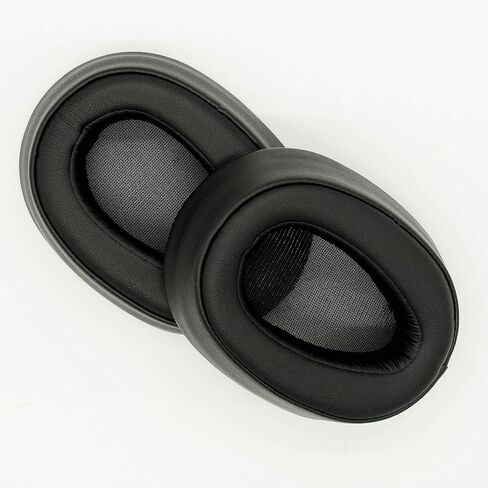 وسائد أذن بديلة ممتازة WH-H900N/وسائد أذن MDR-100ABN متوافقة مع سماعات الرأس Sony WH-900N وSony MDR-100ABN (أسود). جلد بروتين ممتاز | رغوة عالية الكثافة | راحة كبيرة in Kuwait