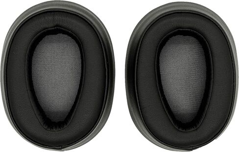 وسائد أذن بديلة ممتازة WH-H900N/وسائد أذن MDR-100ABN متوافقة مع سماعات الرأس Sony WH-900N وSony MDR-100ABN (أسود). جلد بروتين ممتاز | رغوة عالية الكثافة | راحة كبيرة in Kuwait