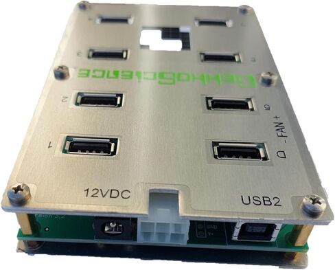 قاعدة يو اس بي 2.0 جيكو ساينس من التيرتيك ايو، 8 منافذ، 120 واط in Kuwait