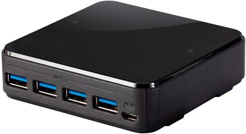 Monoprice 2x4 USB 2.0 Peripheral Sharing Switch, Allows 2 Computers to Share 4 USB Devices in Kuwait