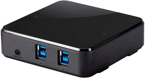 Monoprice 2x4 USB 2.0 Peripheral Sharing Switch, Allows 2 Computers to Share 4 USB Devices in Kuwait