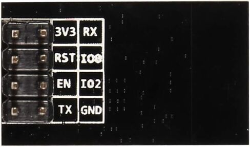 Aitrip 5pcs ESP8266 ESP-01 Serial Wireless Transceiver WiFi Module 1MB SPI Flash DC3.0-3.6V for Arduino (ESP-01) in Kuwait