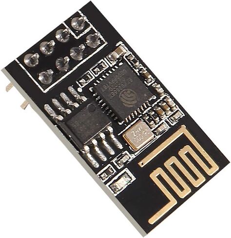 Aitrip 5pcs ESP8266 ESP-01 Serial Wireless Transceiver WiFi Module 1MB SPI Flash DC3.0-3.6V for Arduino (ESP-01) in Kuwait