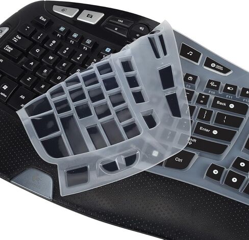 غطاء لوحة المفاتيح متوافق مع لوحة المفاتيح Logitech K350 MK550 MK570 اللاسلكية Wave، Logitech K350 MK550 MK570 غطاء حماية لوحة المفاتيح - نعناعي in Kuwait