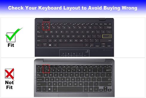 Keyboard Cover Skin for ASUS Laptop L210 L210MA-DB01 Ultra Thin 11.6" Laptop and 13.3" Asus VivoBook S13 S333EA S333JA S333JP Laptop US Keyboard Cover (Not fit Model E203 L410)-GradualPink in Saudi Arabia