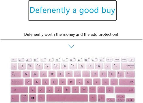 Keyboard Cover Skin for ASUS Laptop L210 L210MA-DB01 Ultra Thin 11.6" Laptop and 13.3" Asus VivoBook S13 S333EA S333JA S333JP Laptop US Keyboard Cover (Not fit Model E203 L410)-GradualPink in Saudi Arabia