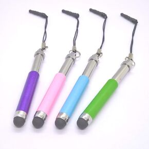 قلم لمس قصير عالمي قابل للسحب لأجهزة Apple Samsung الذكية والهواتف المحمولة والأجهزة اللوحية وأجهزة Android (MoltiColor 4pcs) in Kuwait