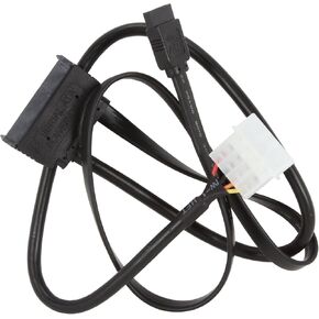 Nippon Labs SATA-Combo-1.5BK 18-Inches Sata Date and Power Combo Cable, Black