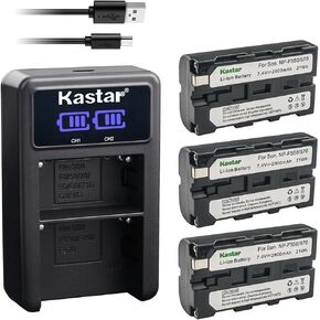 Kastar NP-F570 LED2 USB Battery Charger Compatible with Yongnuo YN216 YN300 YN300-III YN600 YN600L YN900 YN900 II YN1200 PRO-LED Video Light in Saudi Arabia