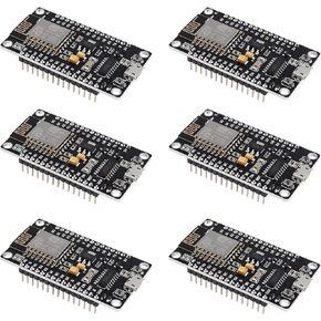 ACEIRMC 8pcs ESP8266 ESP-12E Serial Wireless Module CH340 NodeMcu V3 Lua WiFi Internet of Things New Version Development Board Compatible with Arduino IDE/MicroPython (8pcs) in Kuwait