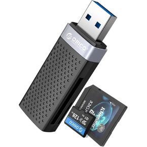 قارئ بطاقة SD، قارئ بطاقة ذاكرة USB 2 في 1 من ORICO لبطاقات SDXC، وSDHC، وSD، وMicro SD، وبطاقة Micro SDHC، وبطاقات Micro SDXC in Kuwait