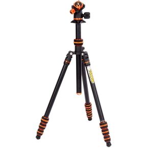 3 Legged Thing Punks Travis 2.0 Magnesium Alloy General Use Tripod - Adjustable, Multi-use Camera Tripod with Three Detachable Legs - Copper/Black (TRAVISBLACK2.0)
