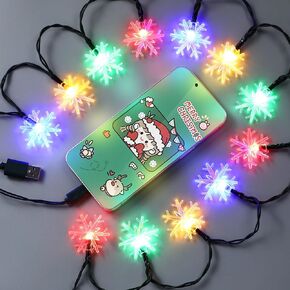 Christmas Light USB Type C Cable, 12 LED 50"Glowing Cord,1Pc Crystal Ball in Kuwait