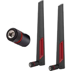 WiFi Antenna Dual Band 2.4GHz 5.8GHz 8 DBI RP-SMA Router for PCI-E WiFi Network Card USB Wireless Adapter Security IP Camera and ASUS RT-AC68u 4 Pack in Kuwait