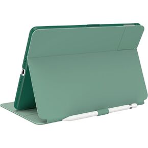 Speck Balance Folio Case for iPad 10.2 Inch (2019-2021) - Drop & Camera Protection, Slim Multi Range Stand, Apple Pencil Holder - Black/Black in Kuwait