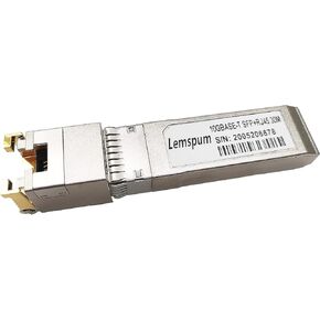 1.25G SFP-T SFP to RJ45 Transceiver 10/100/1000Base-T SFP Copper 100m RJ-45 Optical Fiber Module Widely Compatible Cisco GLC-T/SFP-GE-T/GLC-TA,Supermicro, TP-Link, Broadcom, Linksys