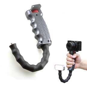 Pistol Grip Plus فقط: مقبض مع حامل 1/4"-20 لكاميرات DSLR بدون مرآة، وكاميرا الحركة، والهواتف الذكية، ومقبض مثبت الفيديو (مقبض المسدس Plus فقط) in Kuwait