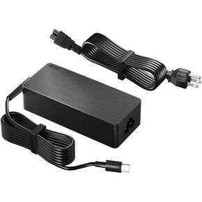 شاحن عالمي لجهاز Chromebook USB C شاحن كمبيوتر محمول 65 وات لـ HP Asus وSamsung وAcer وGoogle Lenovo Thinkpad X280 X380 X390 L390 E480 E490 Yoga C930 C940 C740 S730 730 730S 910 920 محول طاقة تيار متردد من النوع C in Kuwait