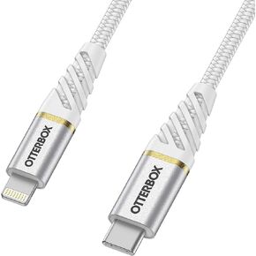 OtterBox Fast Charge Premium Lightning to USB-C Cable, 2M - Rose Shimmer in Kuwait