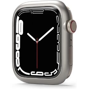 Ringke Bezel Styling [Stylish Stainless Steel Frame] Compatible with Apple Watch Series 9, 8, 7 Case (45mm), Anti Scratch Protector Adhesive Cover Accessory - Gold (45-05)
