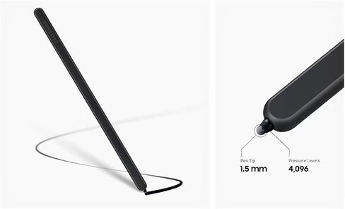 Galaxy Z Fold 5 S Pen Fold Edition Replacement for Samsung Galaxy Z Fold 5 5G S Pen Galaxy S Pen Fold Edition Touch Stylus, Included Carry Storage Pouch + Nibs (Black Pen+Case) in Kuwait