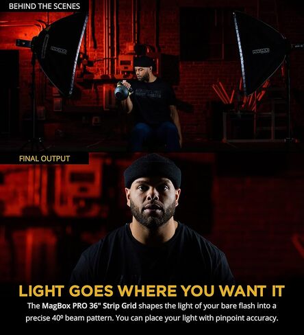 ماج مود شبكة شريط ماج بوكس برو 36 انش - تحكم في الضوء وتركيزه بكفاءة in Kuwait