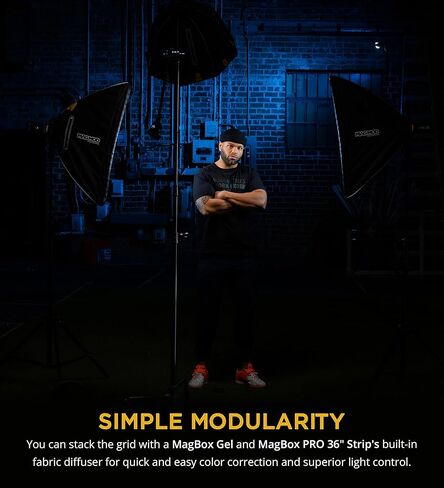 ماج مود شبكة شريط ماج بوكس برو 36 انش - تحكم في الضوء وتركيزه بكفاءة in Kuwait