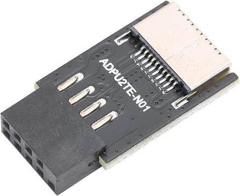 محول Sanpyl USB2.0 إلى النوع E، USB2.0 9PIN إلى النوع C الأمامي من النوع E 20 Pin لوحة أم متينة USB2.0 9PIN أنثى إلى بطاقة توسيع E in Kuwait