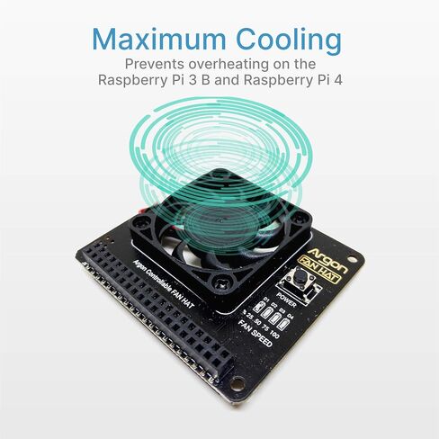 حافظة ارجون نيو مع قبعة مروحة تبريد لجهاز راسبيري بي اي 4 | تدعم الكاميرا وشاشة LCD | يمكن الوصول إلى دبابيس جي بي اي او وبي او in Kuwait