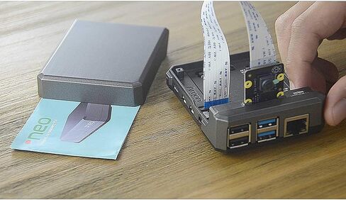 حافظة ارجون نيو مع قبعة مروحة تبريد لجهاز راسبيري بي اي 4 | تدعم الكاميرا وشاشة LCD | يمكن الوصول إلى دبابيس جي بي اي او وبي او in Kuwait