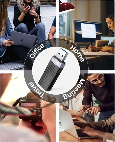 قارئ بطاقة SD، قارئ بطاقة ذاكرة USB 2 في 1 من ORICO لبطاقات SDXC، وSDHC، وSD، وMicro SD، وبطاقة Micro SDHC، وبطاقات Micro SDXC in Kuwait