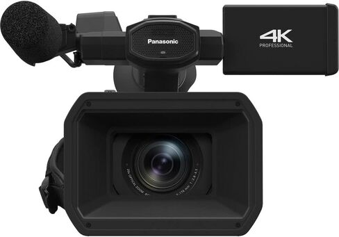 باناسونيك HC-X20 كاميرا فيديو 4K متنقلة مع اتصال غني (HC-X20) + بطاقة 64 جيجابايت + طقم مرشح + عدسة زاوية واسعة + حقيبة + ضوء LED + عدسة مقربة + قارئ بطاقات + محفظة ذاكرة + المزيد in Kuwait