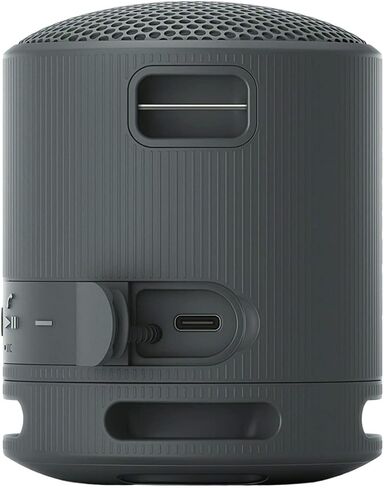 مكبر صوت محمول خفيف الوزن للسفر يعمل بتقنية البلوتوث من سوني SRS-XB100 (برتقالي) مع مجموعة حقيبة سفر (قطعتان) in Kuwait