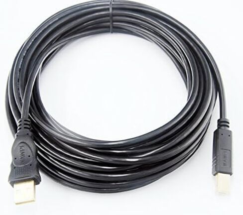 wawpi USB 2.0 Cable - A-Male to B-Male -Printer/Scanner 10 Feet (3 Meters) in Kuwait