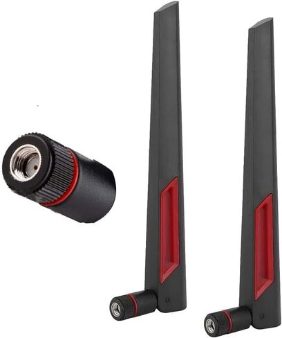 WiFi Antenna Dual Band 2.4GHz 5.8GHz 8 DBI RP-SMA Router for PCI-E WiFi Network Card USB Wireless Adapter Security IP Camera and ASUS RT-AC68u 4 Pack in Kuwait