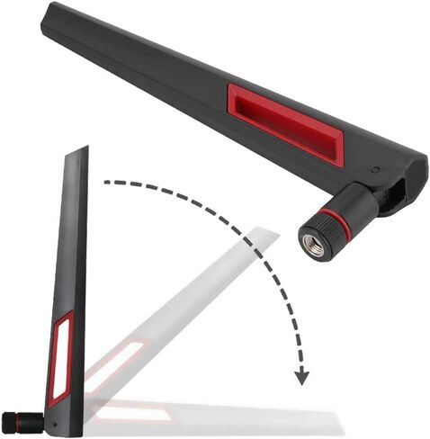 WiFi Antenna Dual Band 2.4GHz 5.8GHz 8 DBI RP-SMA Router for PCI-E WiFi Network Card USB Wireless Adapter Security IP Camera and ASUS RT-AC68u 4 Pack in Kuwait