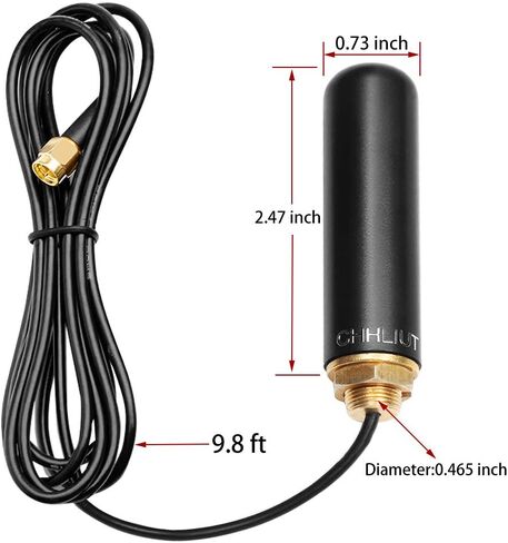 CHHLIUT 3G 4G LTE خارجي مقاوم للتخريب MIMO متعدد الاتجاهات برغي جبل هوائي SMA/TS9 موصل in Kuwait