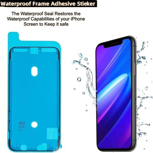 iPhone 12 Pro Max Screen Replacement Kit, Lcd Cellular Glass Display Repair Digitizer 6.1 inch Touch Screen with Repair Kit + Screen Protector in Kuwait