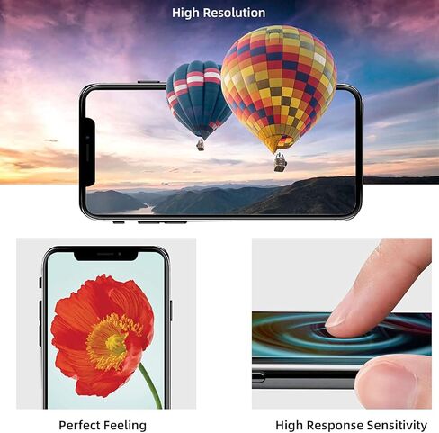 iPhone 12 Pro Max Screen Replacement Kit, Lcd Cellular Glass Display Repair Digitizer 6.1 inch Touch Screen with Repair Kit + Screen Protector in Kuwait