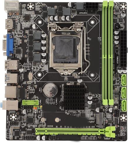 اللوحة الأم H310B، اللوحة الأم M ATX لسلسلة LGA 1151 لـ، دعم شبكة جيجابت، DDR4، M.2، PCIe3.0، Sata3.0، USB3.0، VGA، DIY in Kuwait