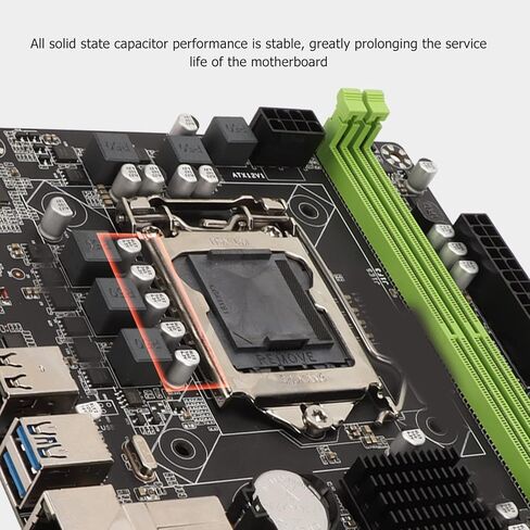 اللوحة الأم H310B، اللوحة الأم M ATX لسلسلة LGA 1151 لـ، دعم شبكة جيجابت، DDR4، M.2، PCIe3.0، Sata3.0، USB3.0، VGA، DIY in Kuwait