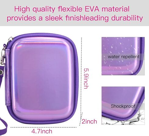 Frankmate Small Hard Shell Carrying Case for Fujifilm Instax Mini Link Smartphone Printer 2 1 Protective Cover EVA Storage Bag Travel Cable Case in Kuwait