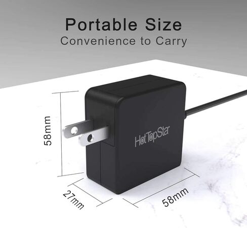 HotTopStar 20V 2.25A 45W شاحن كمبيوتر محمول بديل لجهاز Lenovo Ideapad 100 100s 110 120s 130 320s 330 510 520 IdeaPad 100-15IBD 100-15IBY 100-14IBY 510-15ISK 510-15IKB 110-14IBR محول الطاقة in Kuwait