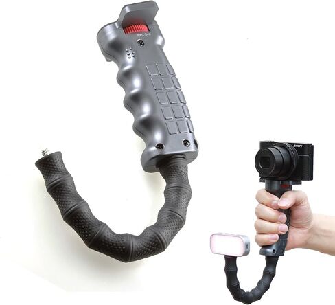 Pistol Grip Plus فقط: مقبض مع حامل 1/4"-20 لكاميرات DSLR بدون مرآة، وكاميرا الحركة، والهواتف الذكية، ومقبض مثبت الفيديو (مقبض المسدس Plus فقط) in Kuwait